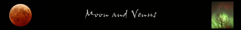 Moon and Venus